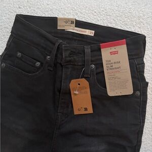 Levi's Men's Charcoal Slim Straight Jeans